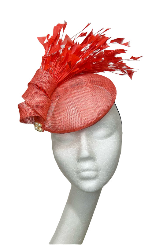 Coral headpiece to hire (OP11)