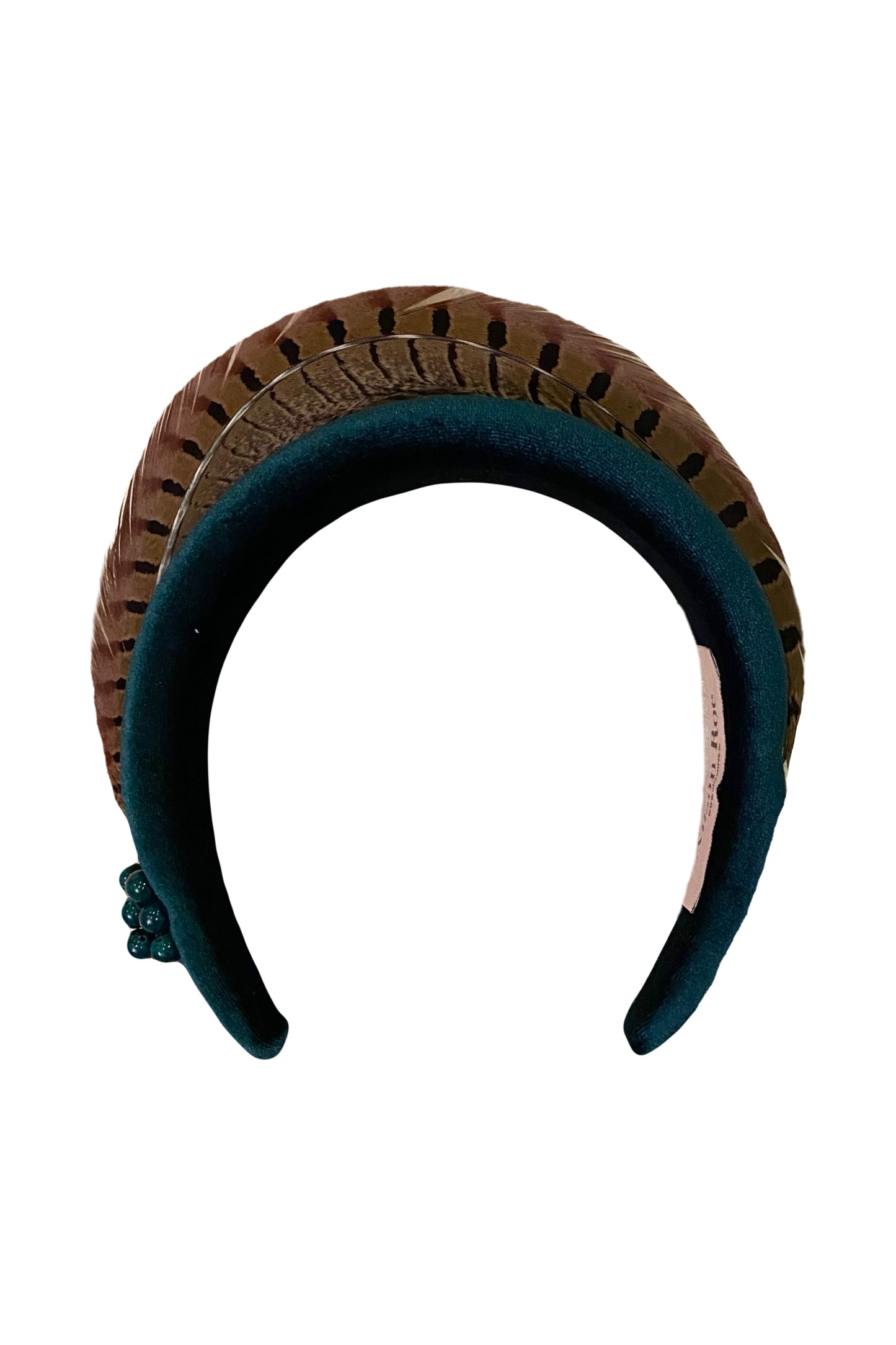 Faye - Luxe Velvet Headband in Green
