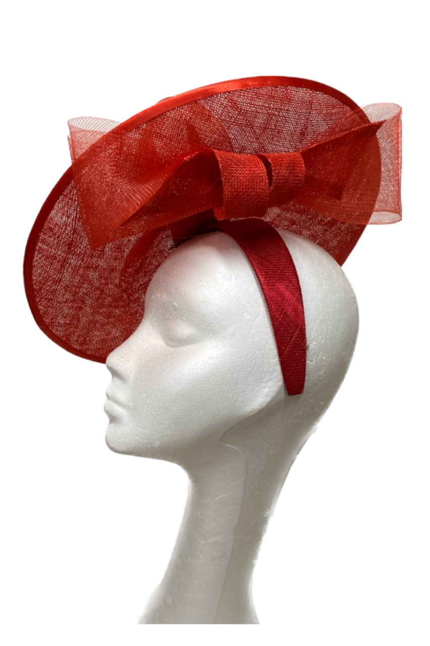Large red hat for hire