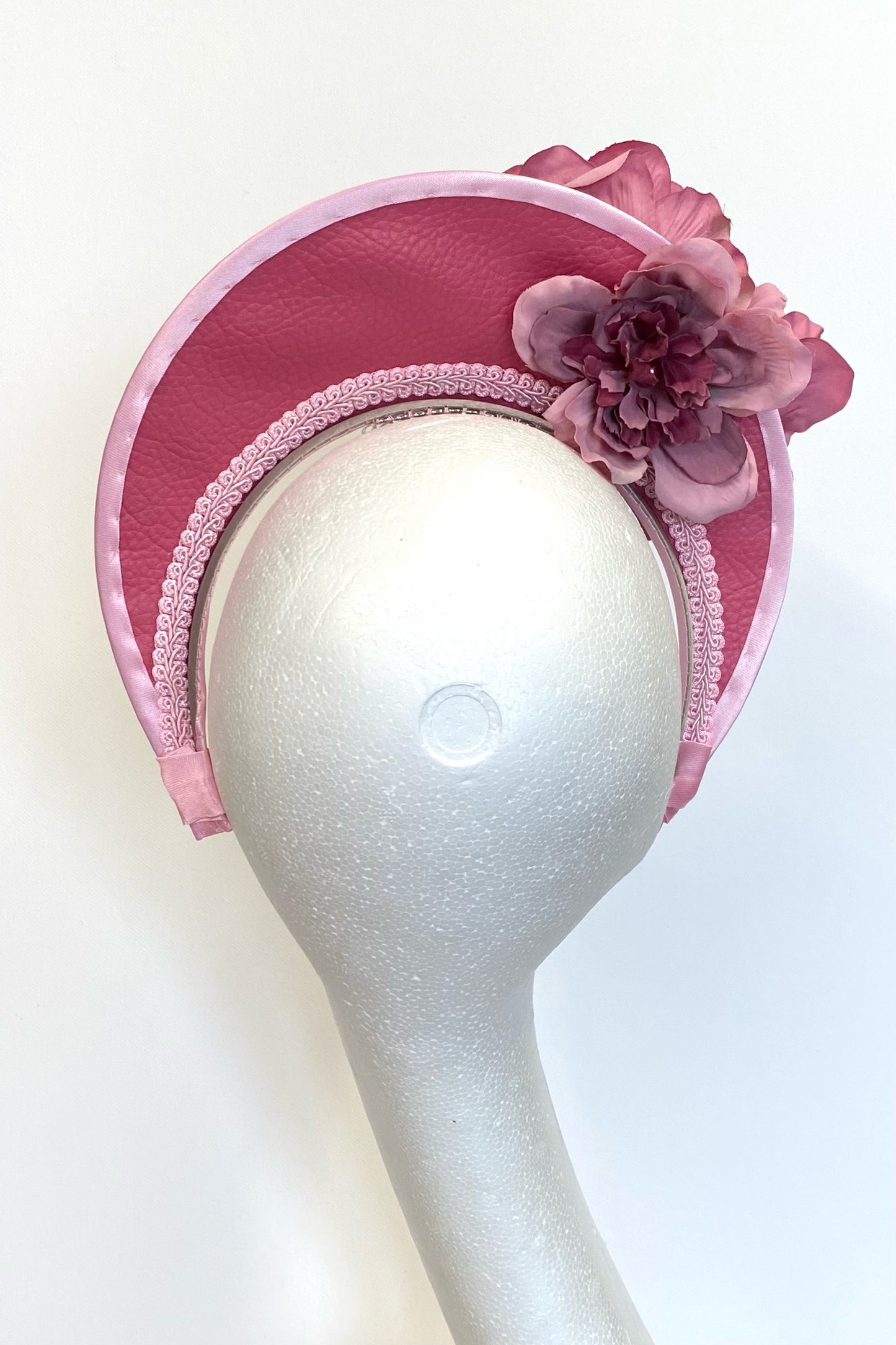 Pink designer headpiece crown