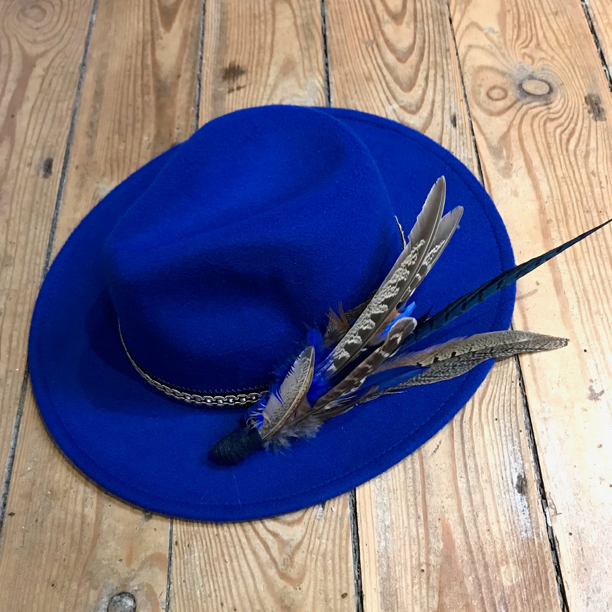 Extra Large Feather Hat Pin for Fedora hats
