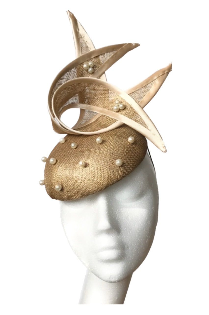 gold headpiece to hire