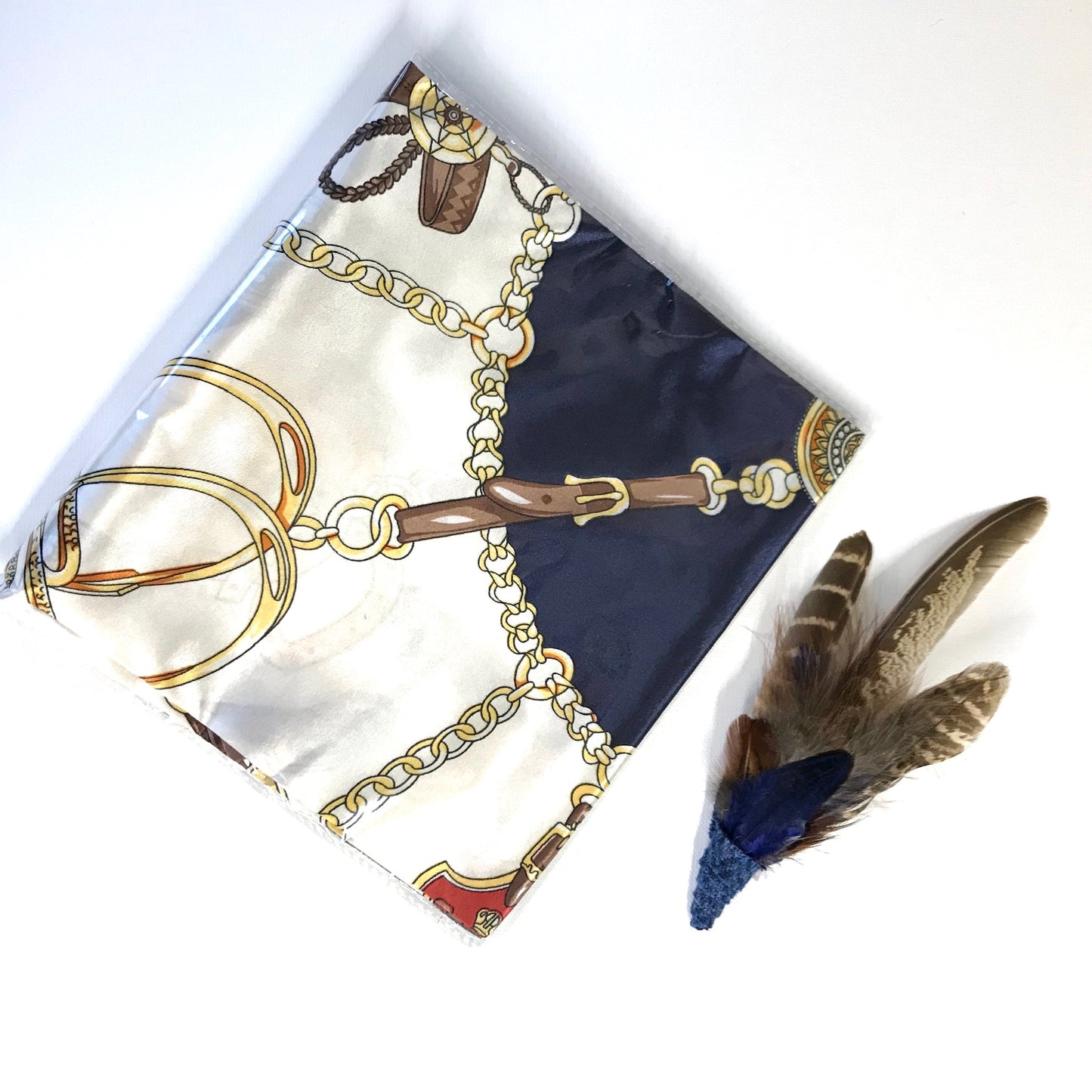 Stirrup Scarf - Navy