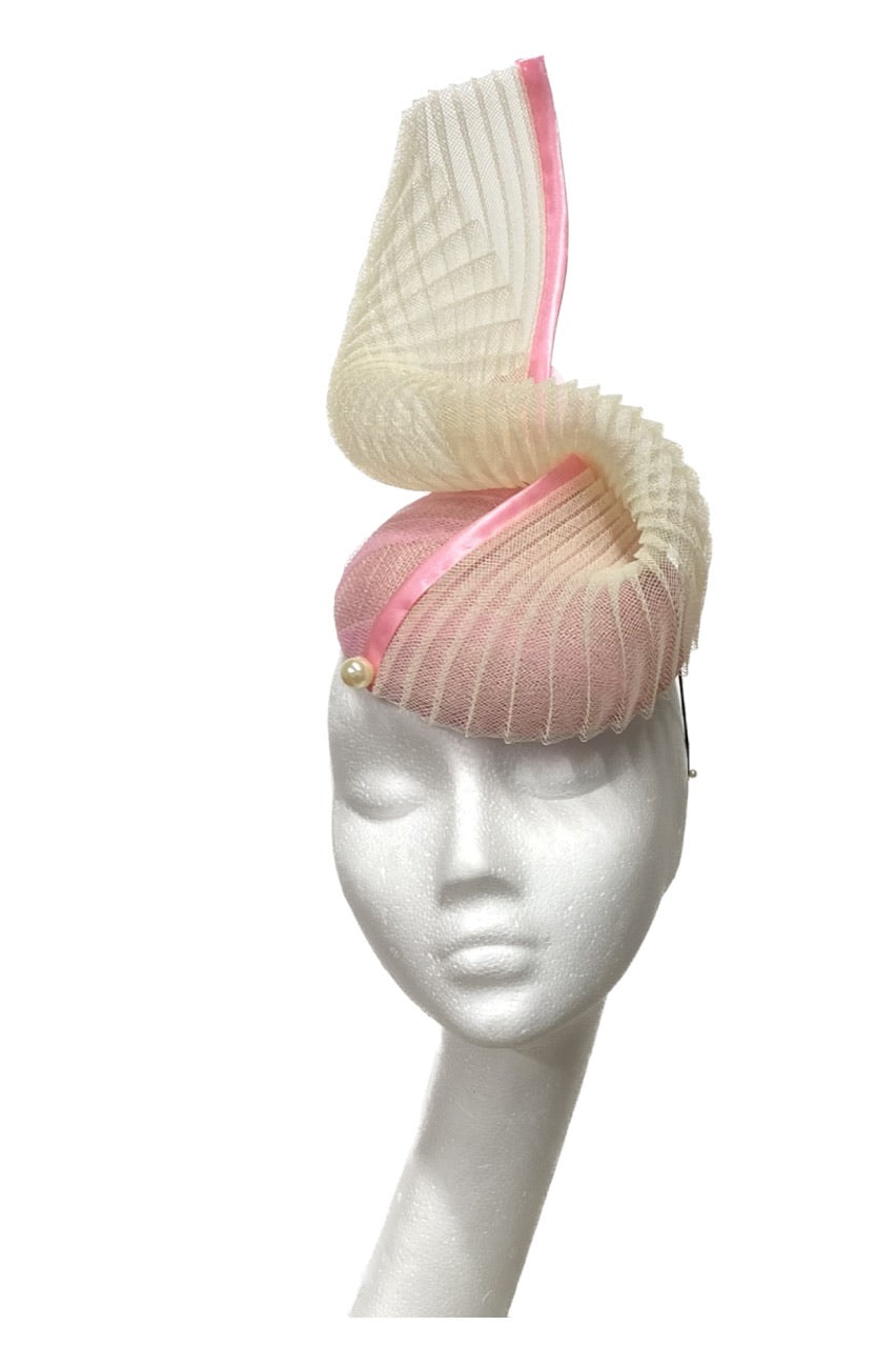 Pink & Ivory Headpiece for Hire (PK18)