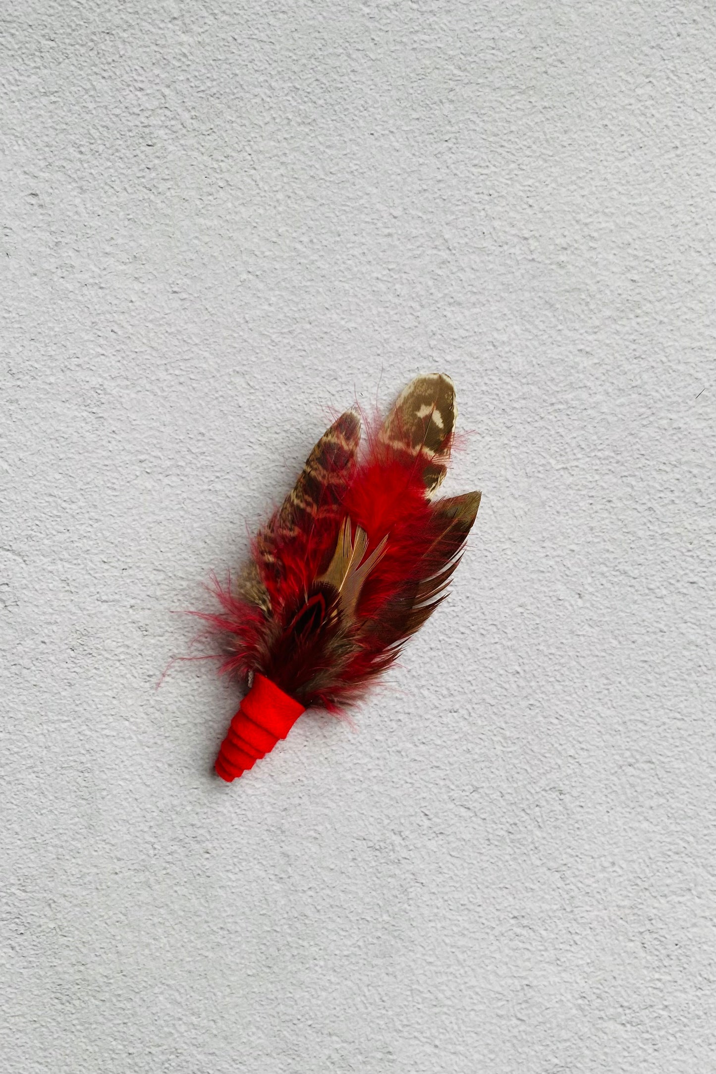 Irish Feather Hat Pin - Cheltenham style