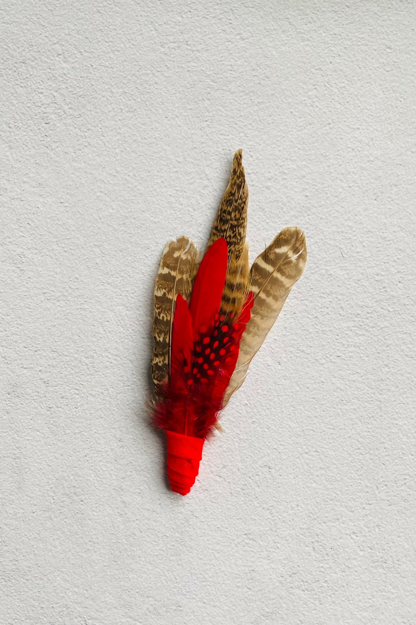 Irish Feather Hat Pin - Cheltenham style