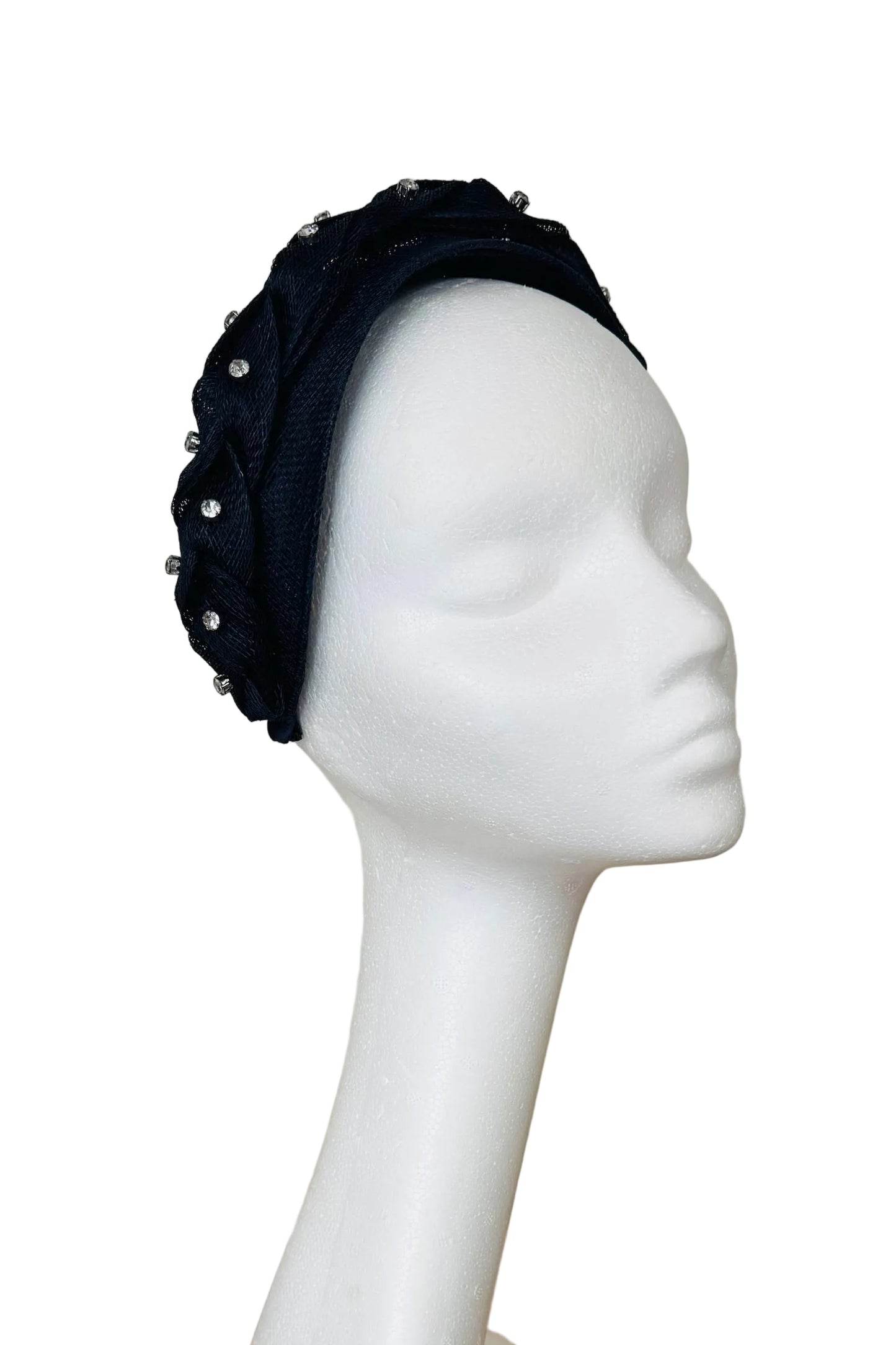 Navy headband to hire