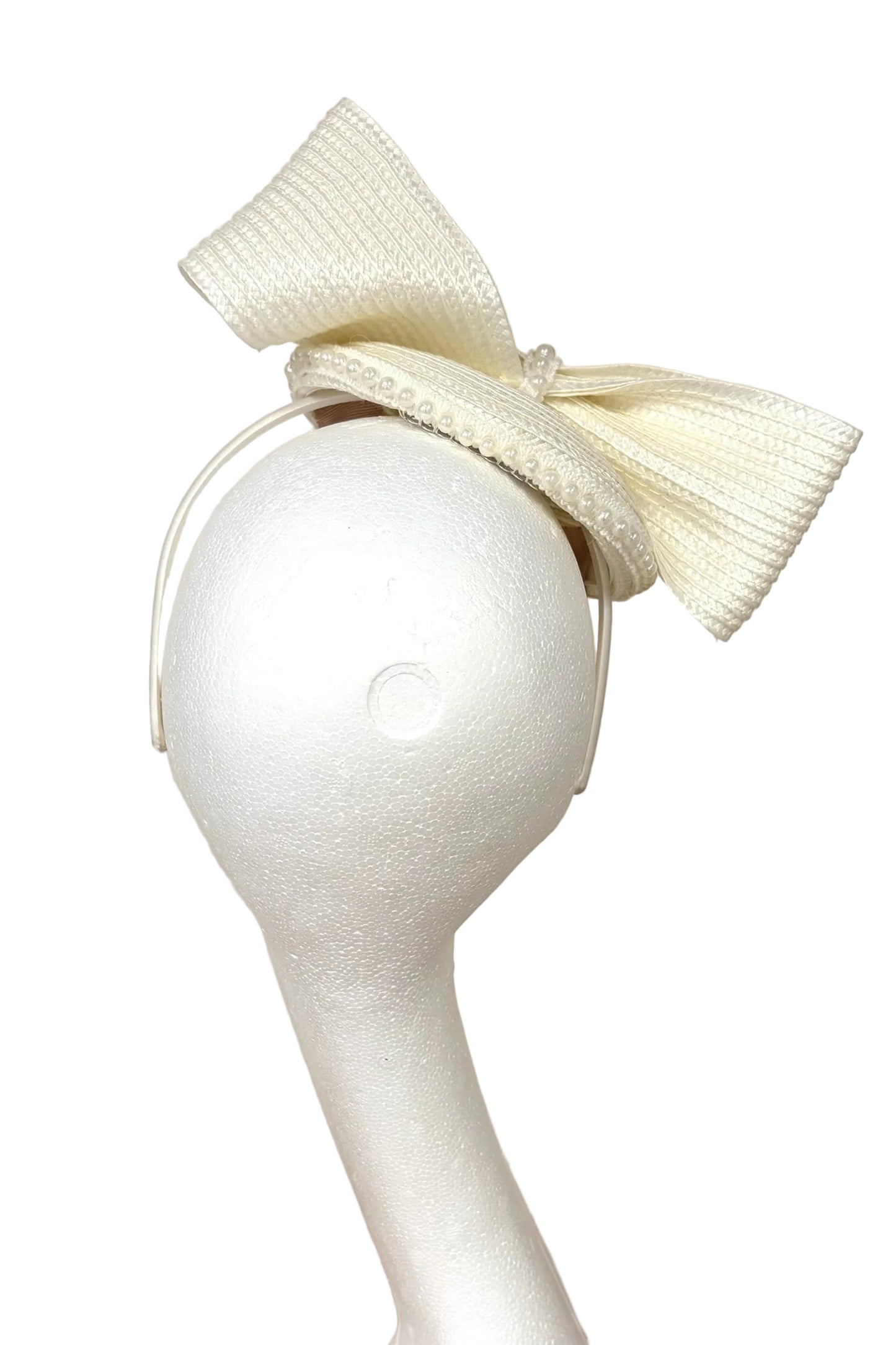 Ivory headpiece to hire