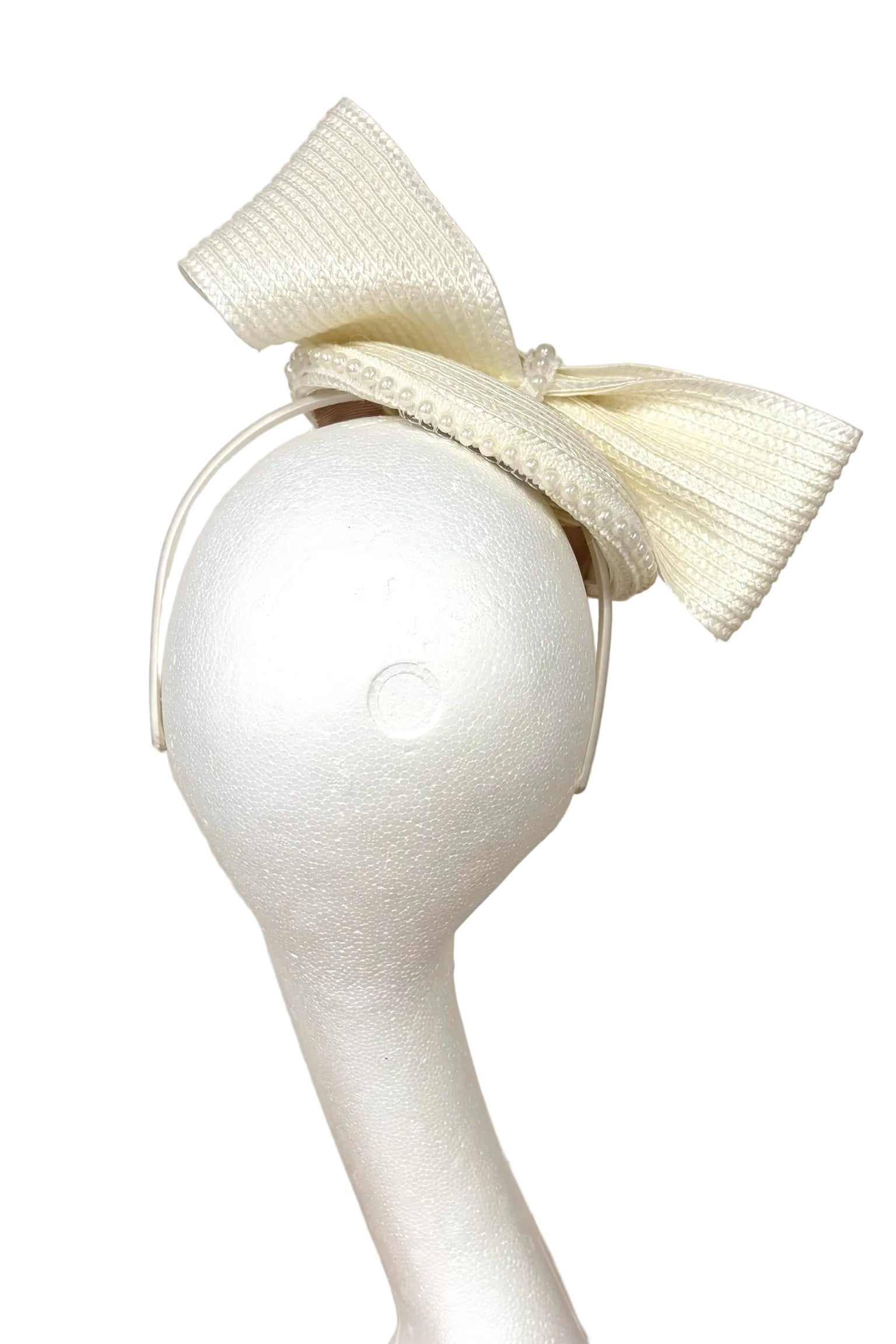 Ivory headpiece to hire