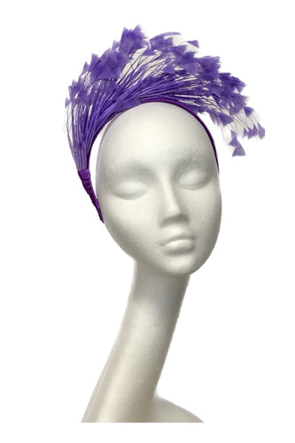 Purple Feather Crown for Hire