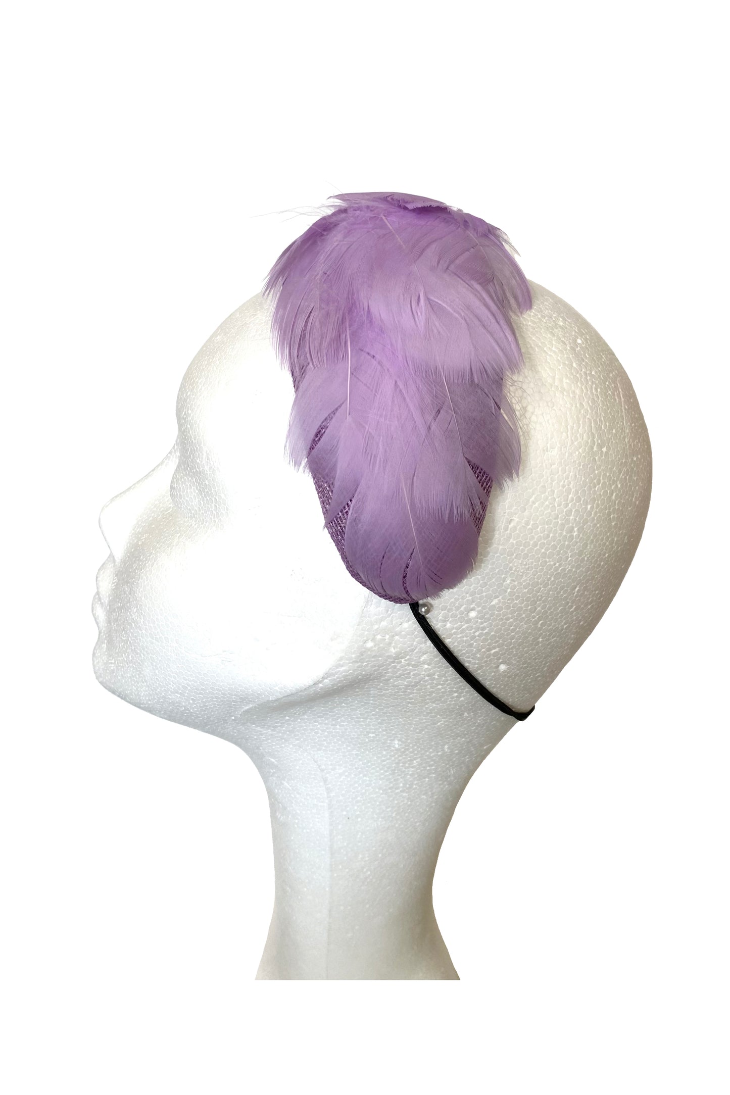 Mable Bandeau headpiece in lilac