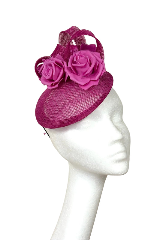 Pink headpiece to hire