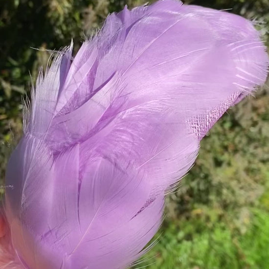 Mable Bandeau headpiece in lilac