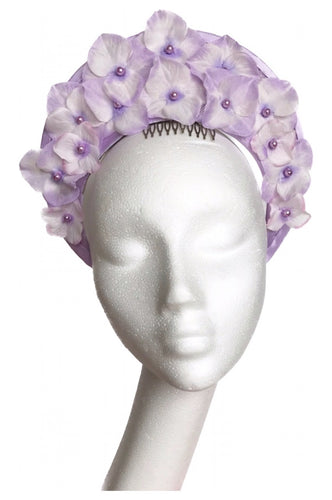 Lilac headband to hire