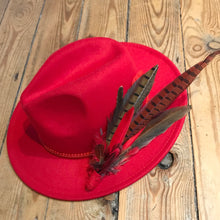 Extra Large Feather Hat Pin for Fedora hats