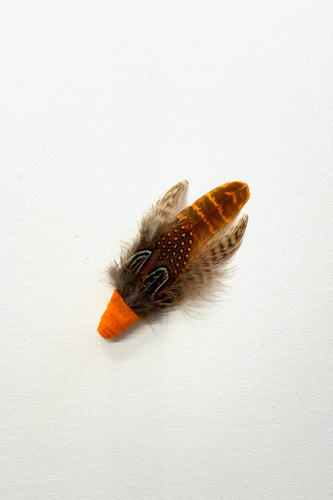 Small Orange Hat Pin
