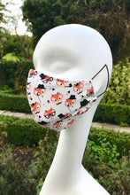 Adult Fabric Face Mask - Mr. Fox (White)