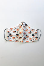 Adult Fabric Face Mask - Mr. Fox (White)