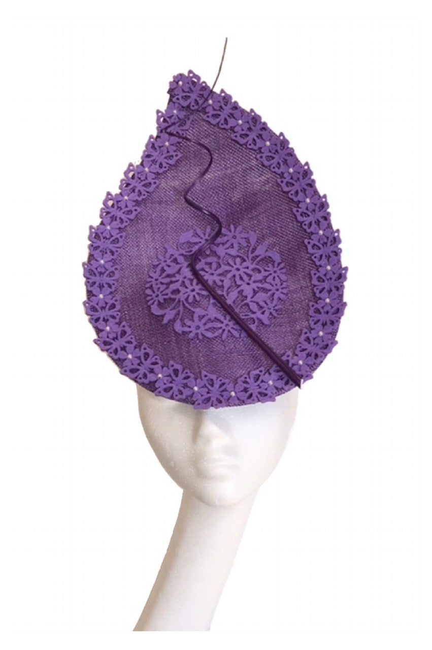 Purple headpiece to hire