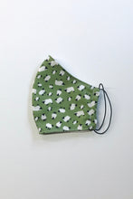Adult Fabric Face Mask - Sheep (Green)