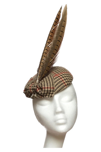 Irish tweed headpiece to hire