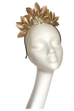 Gold wedding hat to hire