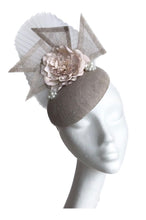 Taupe headpiece to hire