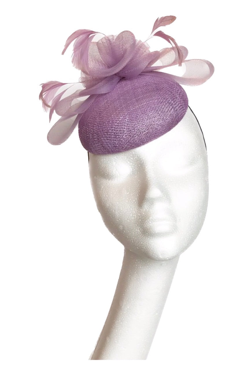 Lilac headpiece to hire