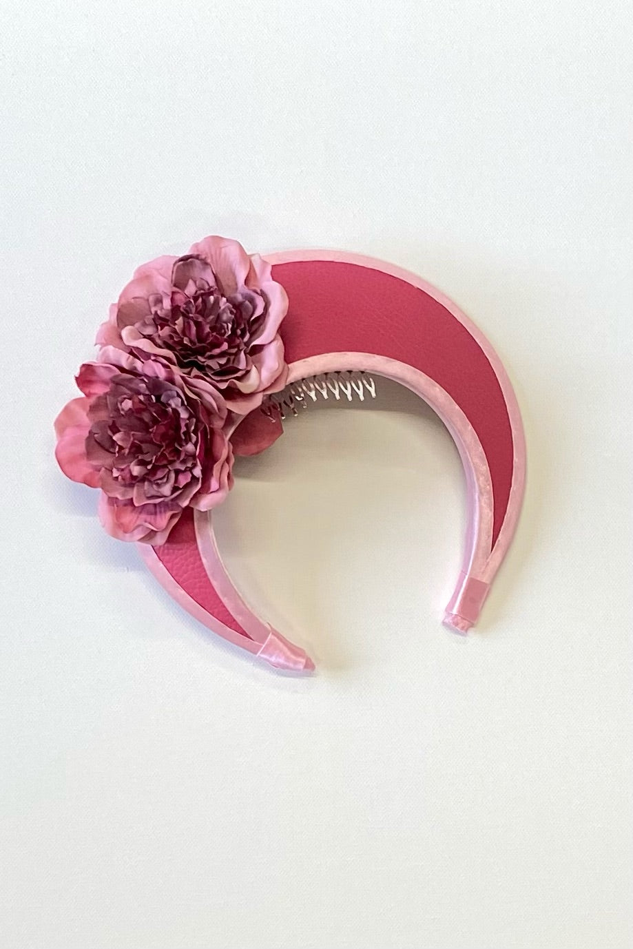 Pink designer headpiece crown