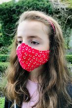 Child Fabric Face Mask - Hearts