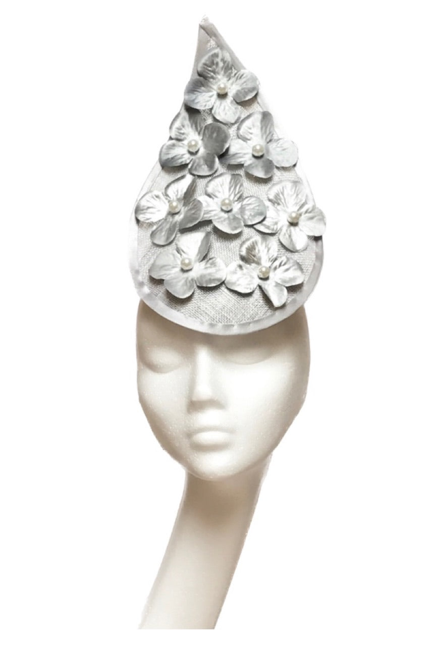 Silvery headpiece to hire