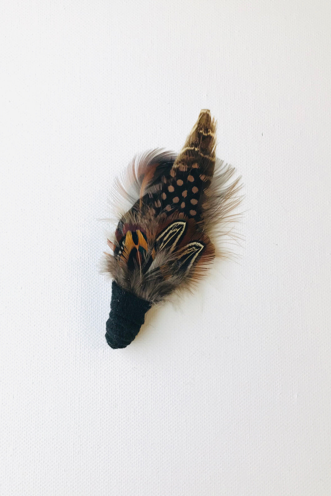 Small Brown Hat Pin
