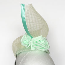 Mint Green & Ivory Headpiece for Hire (GN8)