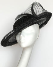 Black Pleated Hat for Hire (BK15)